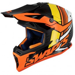 CASCO SWAPS ARANCIONE NERO...