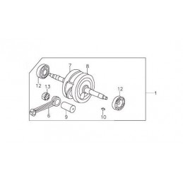 SET ALBERO 170cc - blocco...